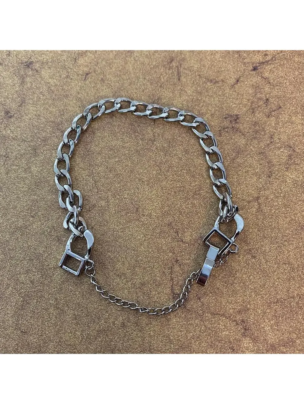 Figaro bracelet Stainless steel Bracelet. 9 inches length. Item is unisex and
